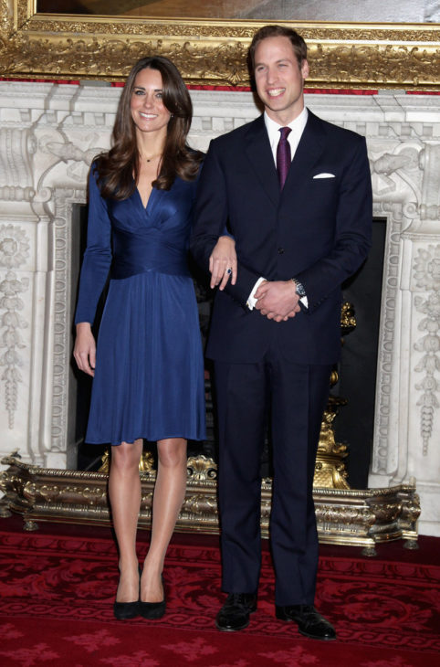 Kate Middleton em seu noivado 