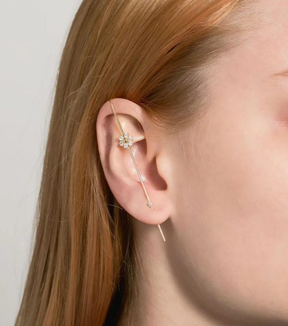 Como usar um ear pin?